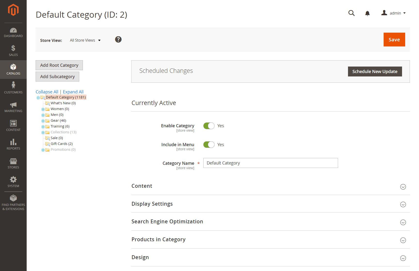 Logical Magento Product Categorization